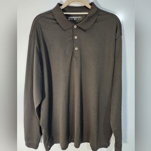 Nike Golf Men's Brown/Olive Polo Shirt, Size XL